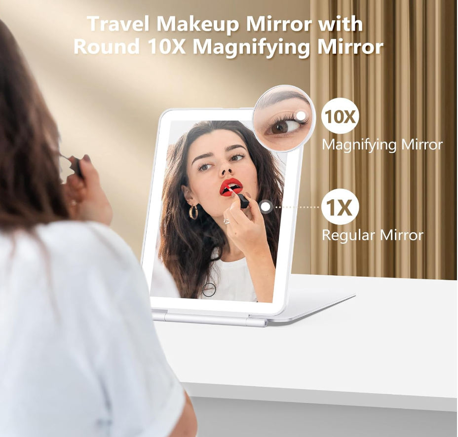 Rechargeable Travel Vanity Mirror