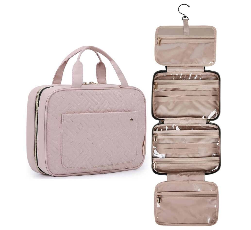 Travel Toiletry Bag with Hanging Hook